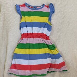 MiniBoden Colorful Striped Kids Dress
